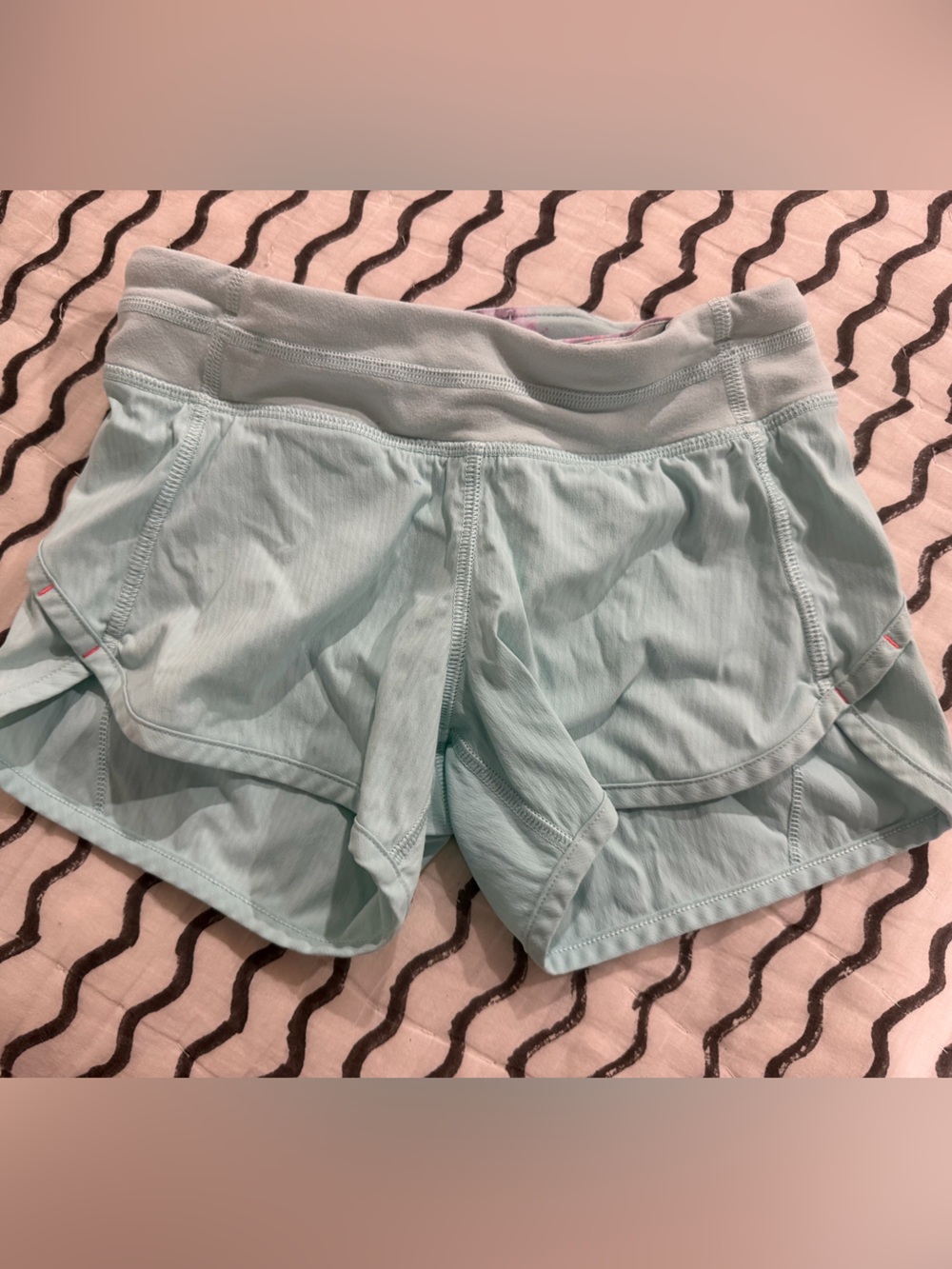 Lululemon Ivivva Light Blue Girls' Bike Shorts